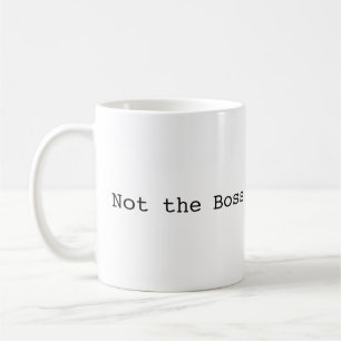 Inte chefen kaffemugg