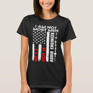 Inte de flesta Manar Audio Ingenjör Audio Engineer T Shirt