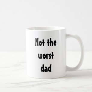 Inte den sämsta pappan Roligt fader-gåva Kaffemugg