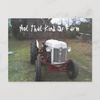 Inte den sort av lantgården vykort