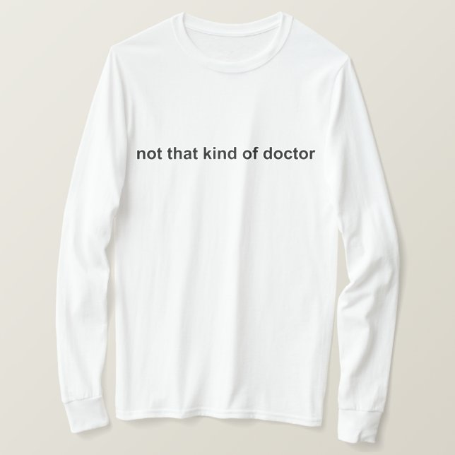 inte den sortens doktor t shirt (Design framsida)
