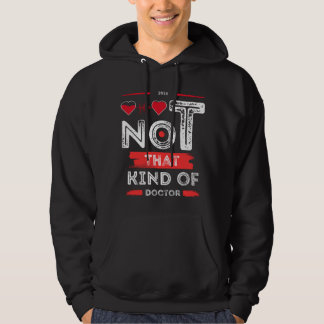 Inte Den Sortens Läkare - Rolig Citatdesign Hoodie