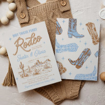 Inte deras första inbjudan till Rodeo Baby Shower