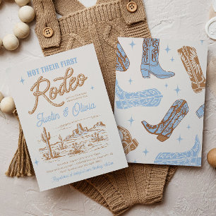 Inte deras första inbjudan till Rodeo Baby Shower