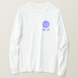 Inte det värsta blåa bandet t shirt