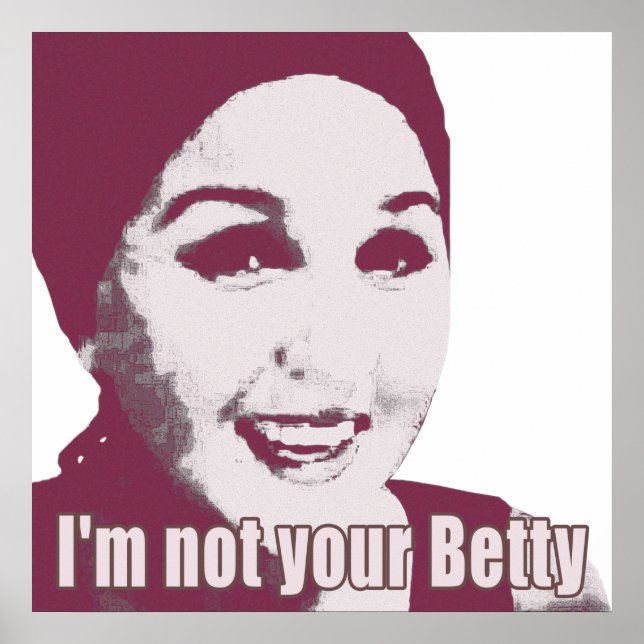 Inte din Betty Sweet Poster (Framsidan)