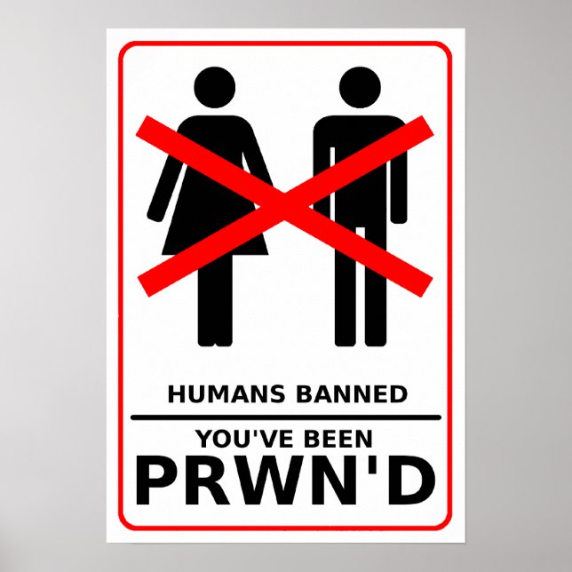 Inte din distriktsfinare utskrift Poster 9 Humor (Framsidan)