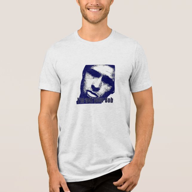 Inte din egennamntunga t-shirt i triblend-tyg (Framsida)