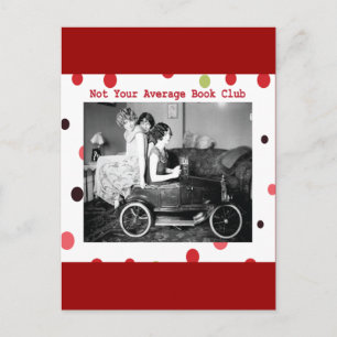 Inte din genomsnittliga bok-klubb vykort