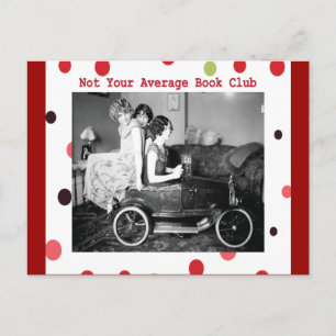 Inte din genomsnittliga bok-klubb vykort