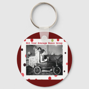 inte din genomsnittliga bunco-grupp nyckelring
