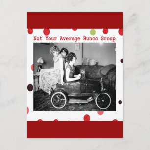 inte din genomsnittliga bunco-grupp vykort