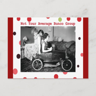 inte din genomsnittliga bunco-grupp vykort