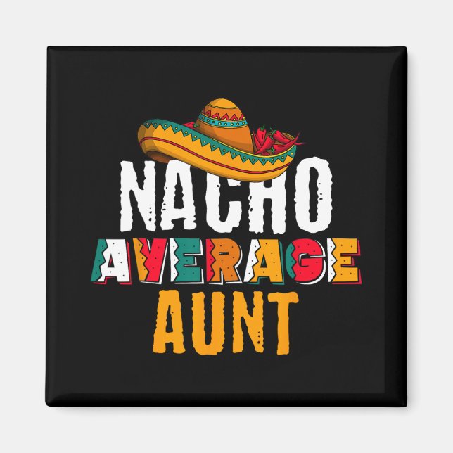 Inte din genomsnittliga faster Cinco De Mayo Rolig Magnet (Framsidan)