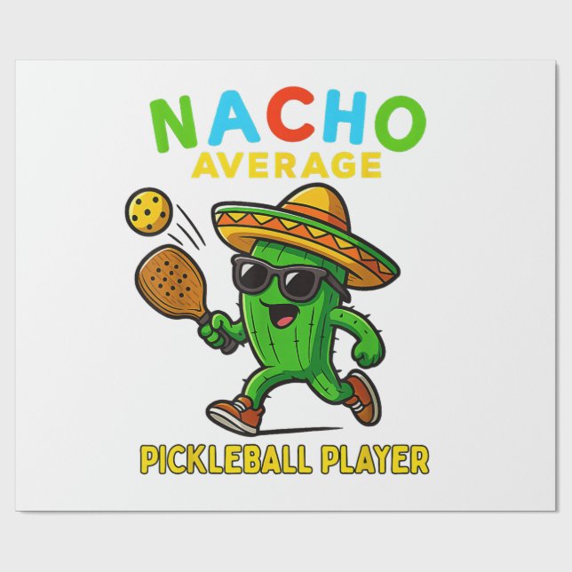 Inte Din Genomsnittliga Pickleballspelare Presentpapper (Platt)