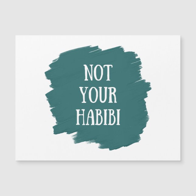 Inte din Habibi (Framsida)
