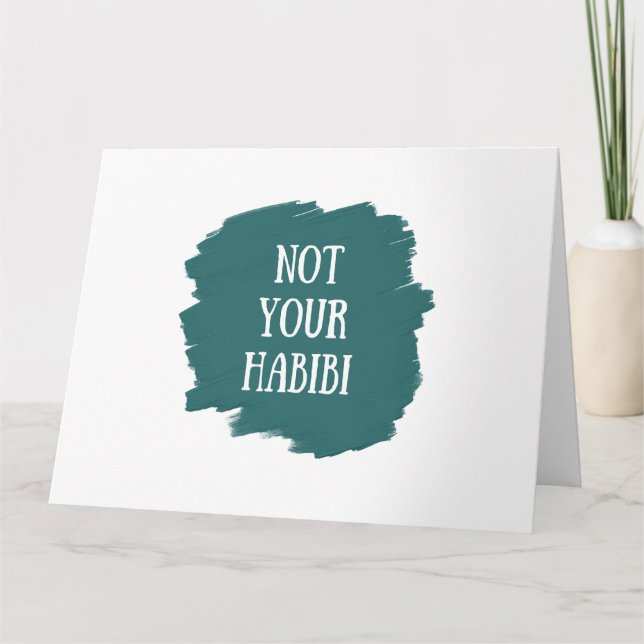 Inte din Habibi Kort (Framsida)