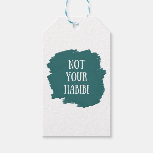 Inte din Habibi Presentetikett (Framsidan)