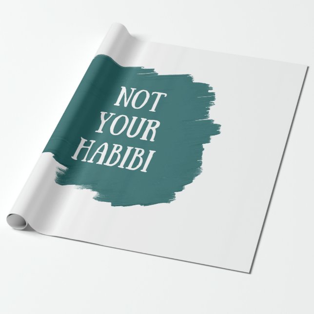 Inte din Habibi Presentpapper (Utrullad)