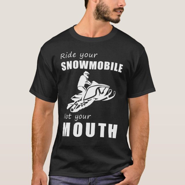 Inte din mun! Ride din säle T Shirt (Framsida)