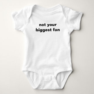 inte din största fläkt t-shirt