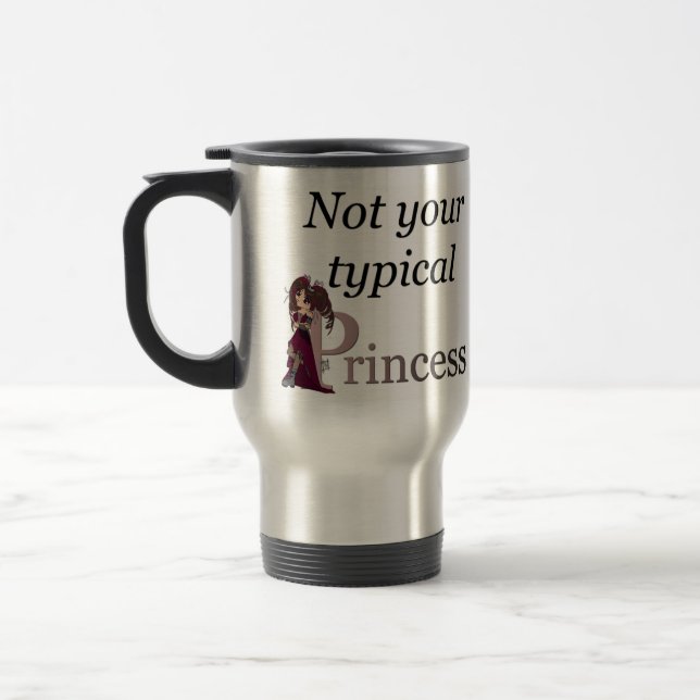 Inte din typiska Princess travel mug…, Ceri stil Resemugg (Vänster)