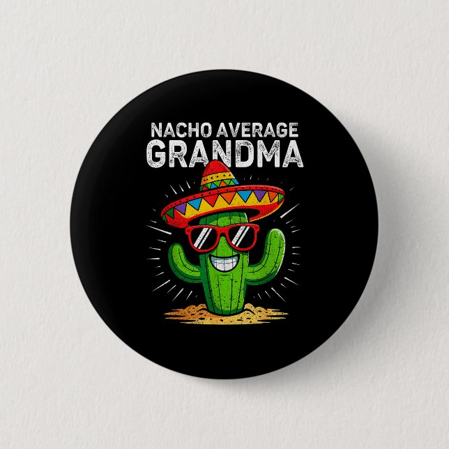 Inte din vanliga mormor rolig cinco de mayo mexika knapp (Framsida)
