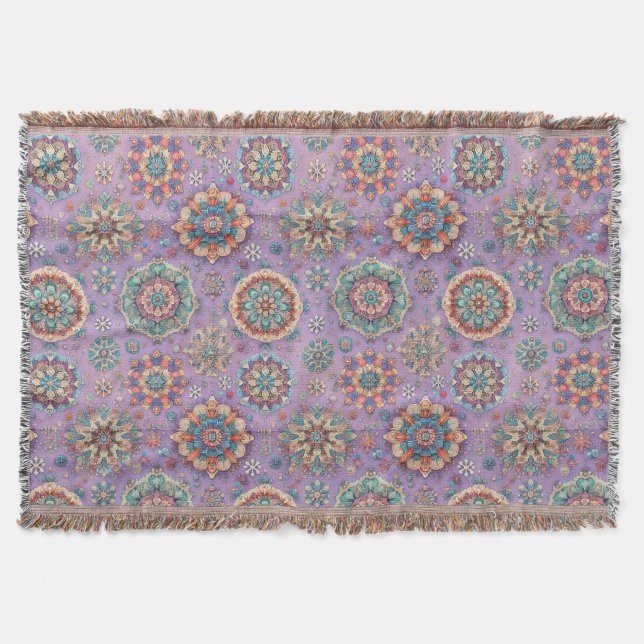 Inte din vanliga Snöflingor IV Filt (Framsidan)