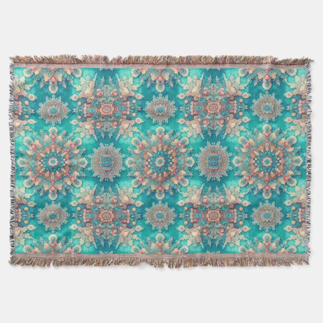 Inte din vanliga Snöflingor V Filt (Framsidan)