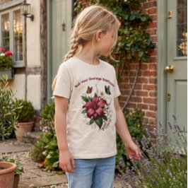 "Inte din vanliga väggblomma" Elegant blomster T Shirt