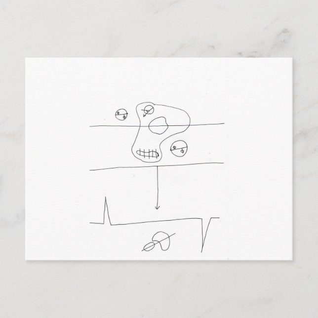 Inte ditt Mor Pancake-bevis Vykort (Framsida)