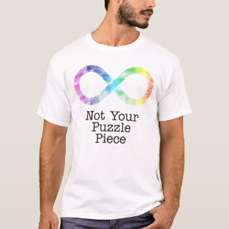 Inte ditt pussel biet-autism-medvetande/acceptans t shirt