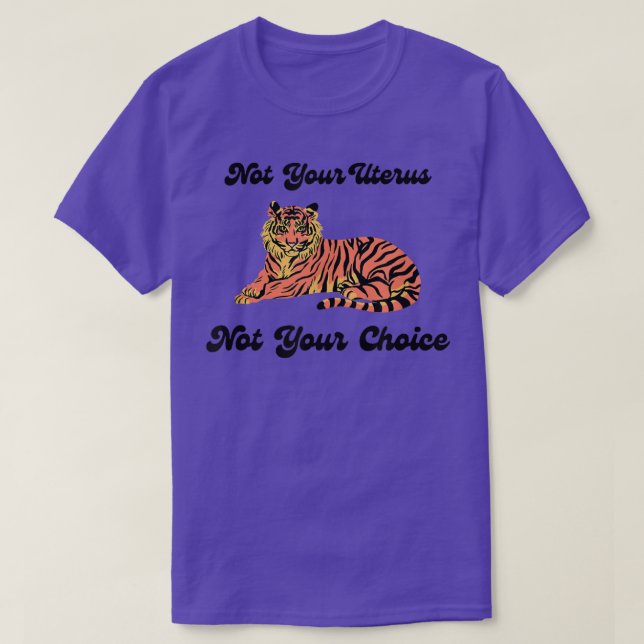 Inte ditt resande - inte ditt val - är en kvinna i t shirt (Design framsida)