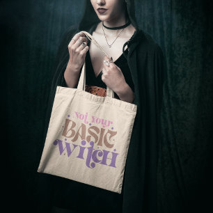 Inte ditt vanliga Witch-taloky Halloween Magic Tygkasse