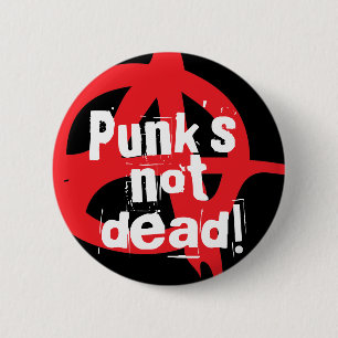 Inte död punks! knapp