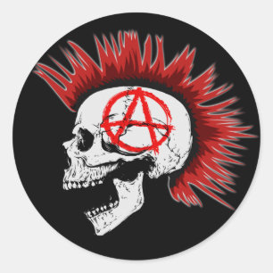 INTE DÖD PUNKS RUNT KLISTERMÄRKE