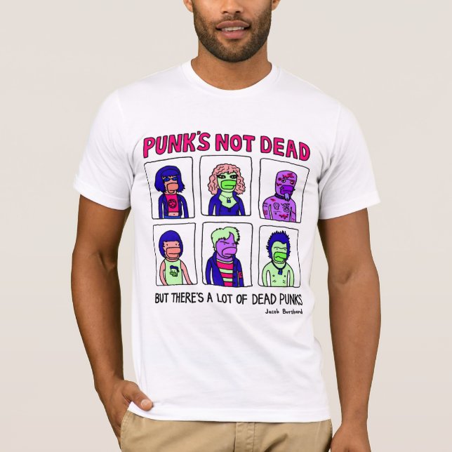 Inte död punks tee (Framsida)