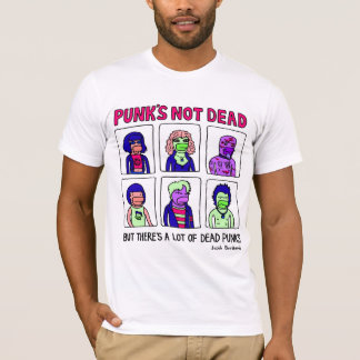 Inte död punks tee shirt