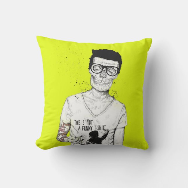 inte döda hipsters kudde (Framsida)