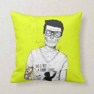 inte döda hipsters kudde