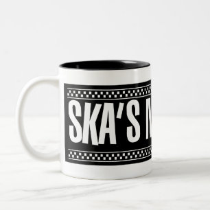 Inte döda Skas! - Vit Två-Tonad Mugg