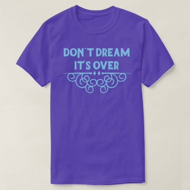 Inte drömma om blått t shirt (Design framsida)