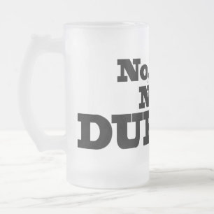 Inte Durnk! Frostat ölexponeringsglas Ölglas