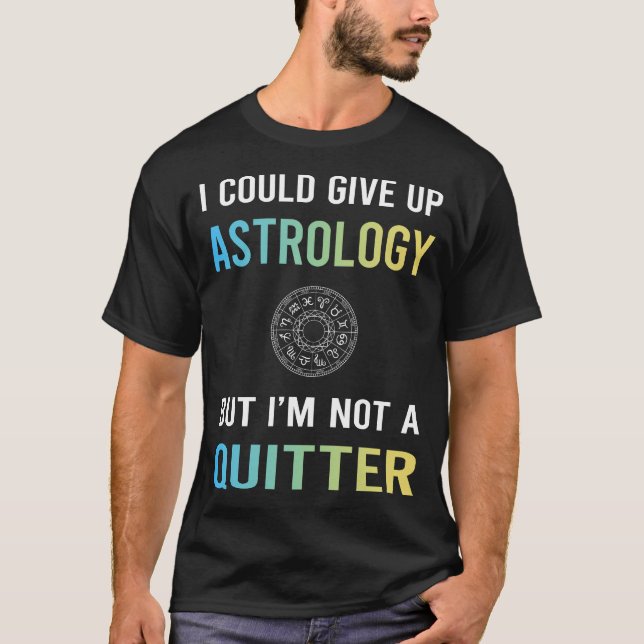 Inte en astrologi-astrologi t shirt (Framsida)