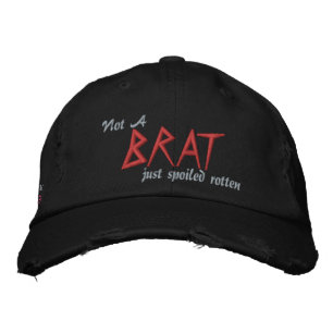 Inte en brat som just har förstört Rotten Pappa Broderad Keps