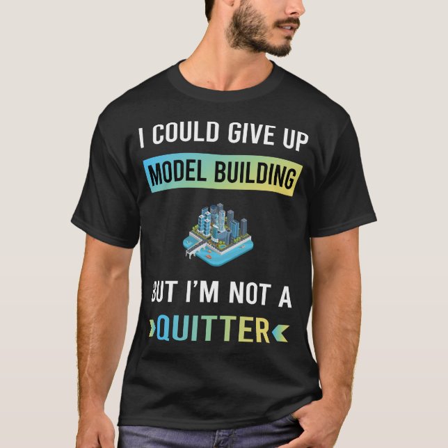 Inte en Byggnad av kvittermodell T Shirt (Framsida)