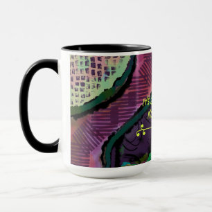 Inte en dålig abstrakt designade mugg