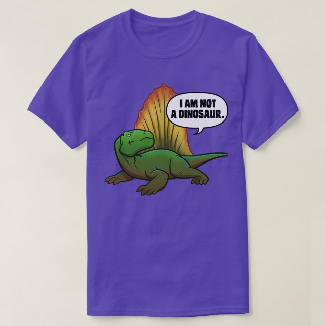 Inte en dosinosaur Dimetrodon T Shirt (Design framsida)
