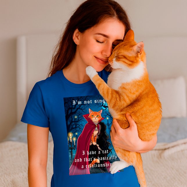 Inte en enda, jag har en katt, en redigerbar katts t shirt (Skapare uppladdad)