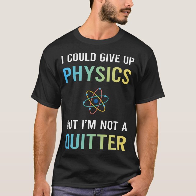 Inte en fegis fysik t shirt (Framsida)